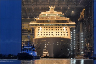 Как происходило строительство круизного лайнера Anthem of the Seas на судоверфи Meyer Werft