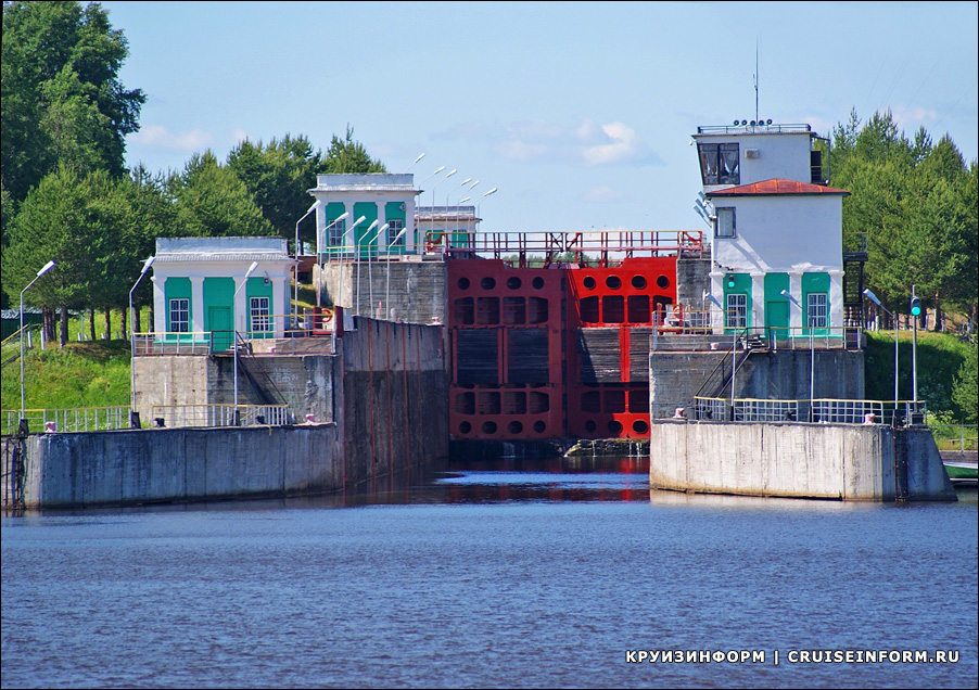 Шлюз №16 Беломорско-Балтийского канала (Россия, Карелия)