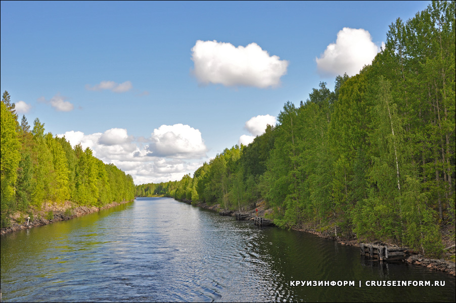 Канал №165 на Беломорско-Балтийском канале (Карелия)