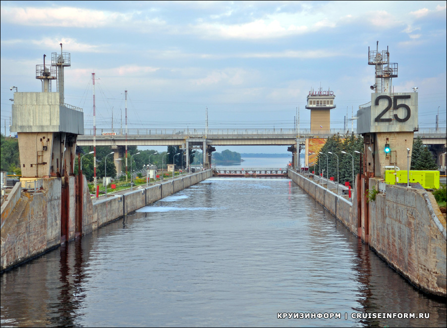 Саратовская ГЭС (река Волга, Балаковский шлюз), шлюз №25