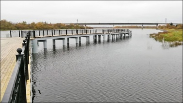 На реке Волхов в Новгородской области открыт новый причал для круизных судов