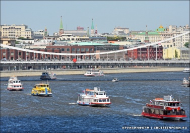 Как в Москве прошел праздник открытия навигации и парад речных судов (ФОТО)