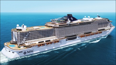 На судоверфи  Fincantieri в Италии заложен киль круизного лайнера MSC Seaview, строящегося для MSC Cruises