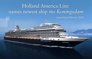 Компания Holland America Line назвала имя своего нового круизного лайнера
