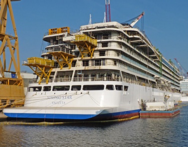Лайнер Viking Star для компании Viking Ocean Cruises спущен на воду