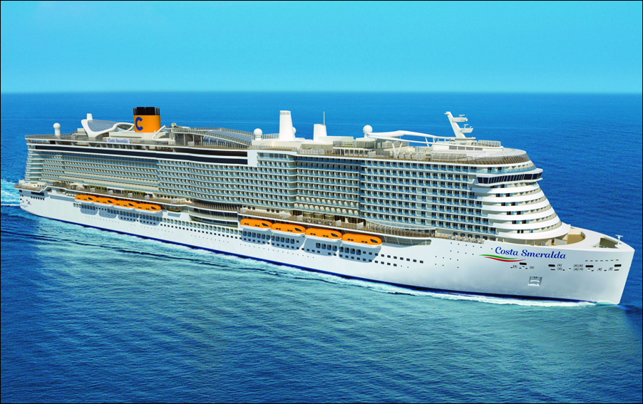 Costa Cruises представила свой новый флагман Costa Smeralda