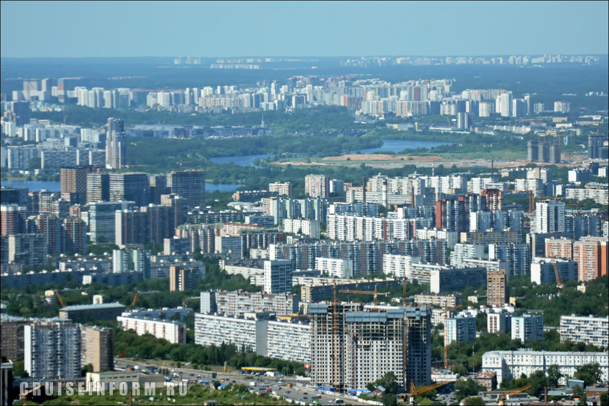Виды Москвы со смотровой площадки «Панорама 360»