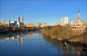 Кунцевская лука на реке Москве (Москва)