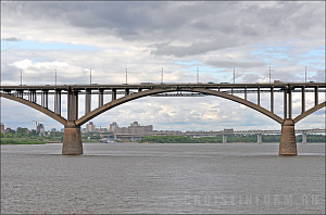 Мост Молитовский через Оку в Нижнем Новгороде