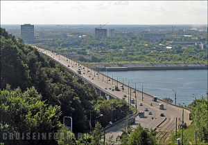 Мост Молитовский через Оку в Нижнем Новгороде