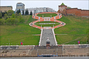 Чкаловская лестница в Нижнем Новгороде