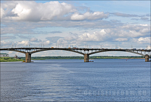 Мост Канавинский через Оку в Нижнем Новгороде
