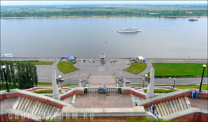 Чкаловская лестница в Нижнем Новгороде