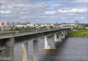 Мост метро через Оку в Нижнем Новгороде
