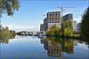 Затон Нагатинский на реке Москве (Москва)