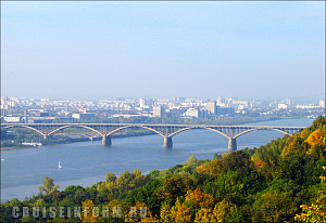 Мост Молитовский через Оку в Нижнем Новгороде