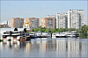 Затон Нагатинский на реке Москве (Москва)