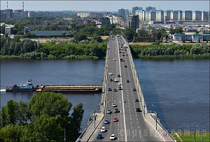 Мост Канавинский через Оку в Нижнем Новгороде